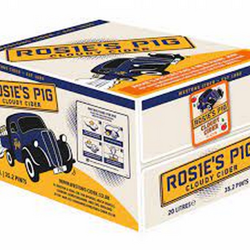 WESTONS ROSIES PIG APPLE CIDER 20LTR BIB
