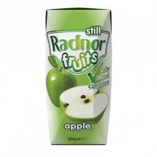 RADNOR APPLE JUICE CARTON 24 X 200ML