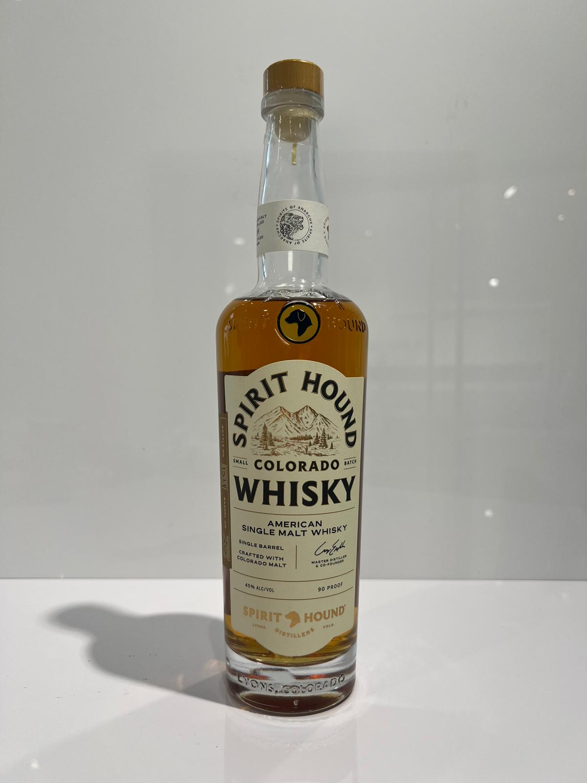 SPIRIT HOUND SINGLE MALT 45% 70CL